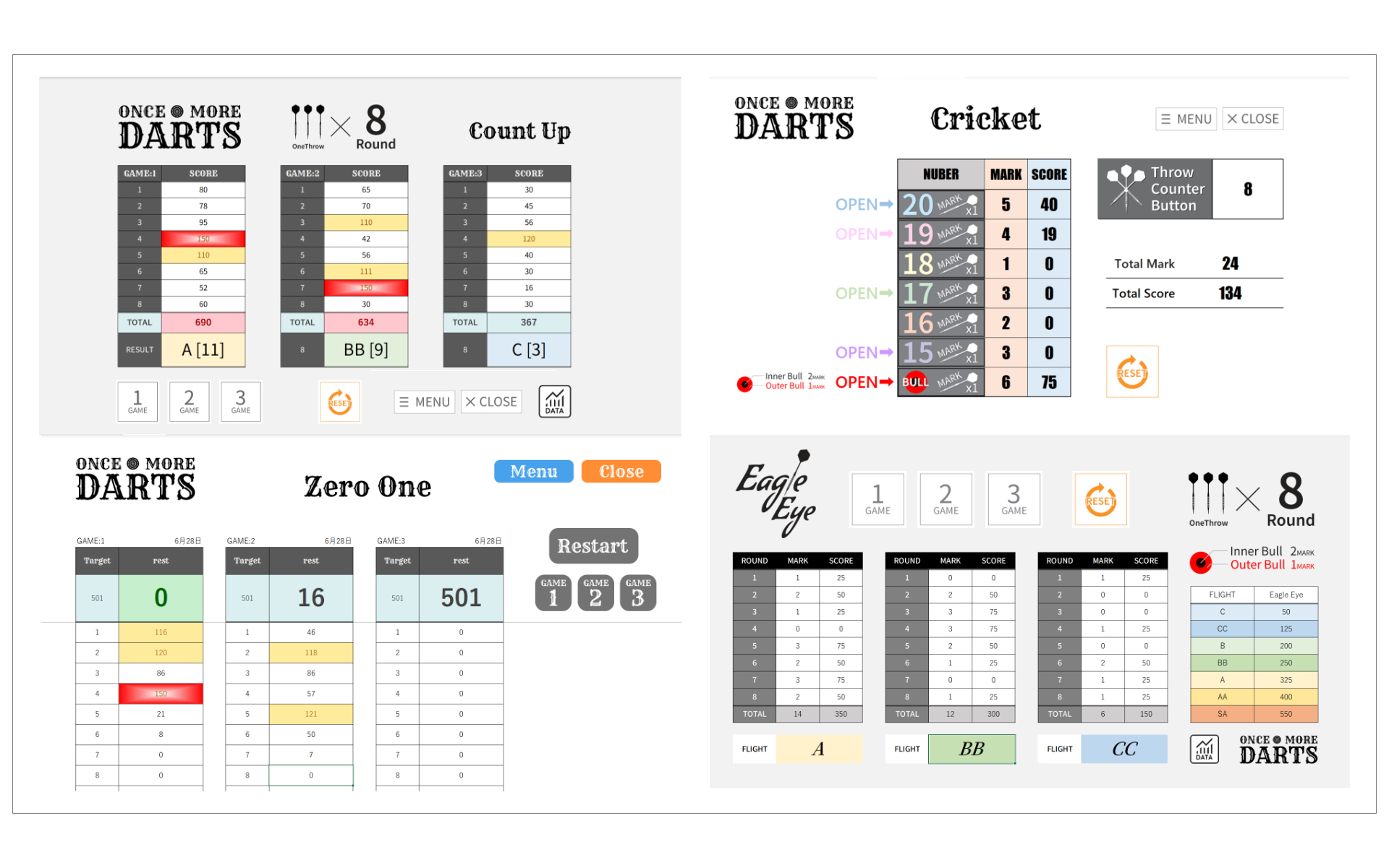 ONEC MORE DARTSイメージ